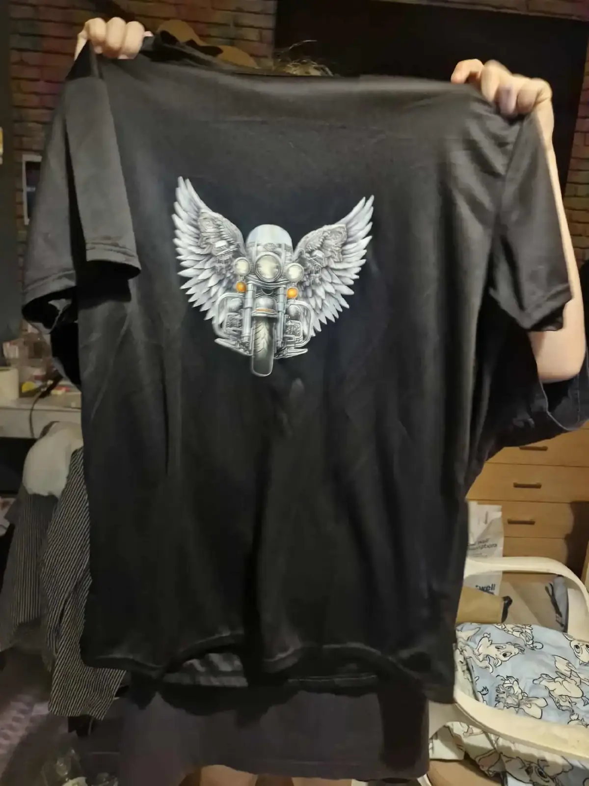 made some tops for our fundraising to sell x we are raising money for SANDS in our 2 sons names Emmett and Daniel who never got to take their first breath x they should have joined their triplet @hope is 🔛🔝 starting college this week. I know they would be proud to see my baby girl go to college x #support #sands 