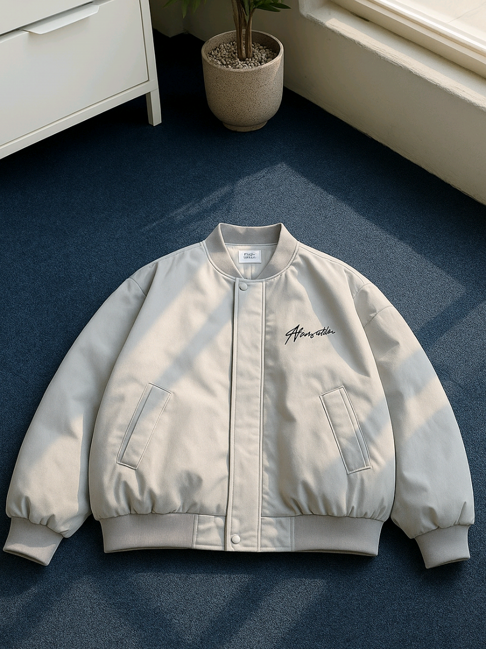 Áo khoác bomber dù 2 lớp unisex phù hợp nhiều outfit #aobomber #aokhoac #thoitrang @Tiệm Phụ Kiện NDN 