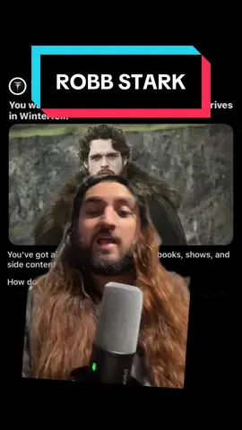 you wake up as robb stark what do you do #gameofthrones #jonsnow #robbstark #nedstark #robertbaratheon #asofai  #daenerystargaryen #greenscreen