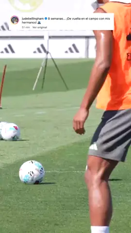 Jude Bellingham cada vez más cerca de volver. 💪