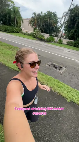 Tuesday run - 800 meter intervals ✅ #runner #runtok #Running #slowrunner #realisticrunning 