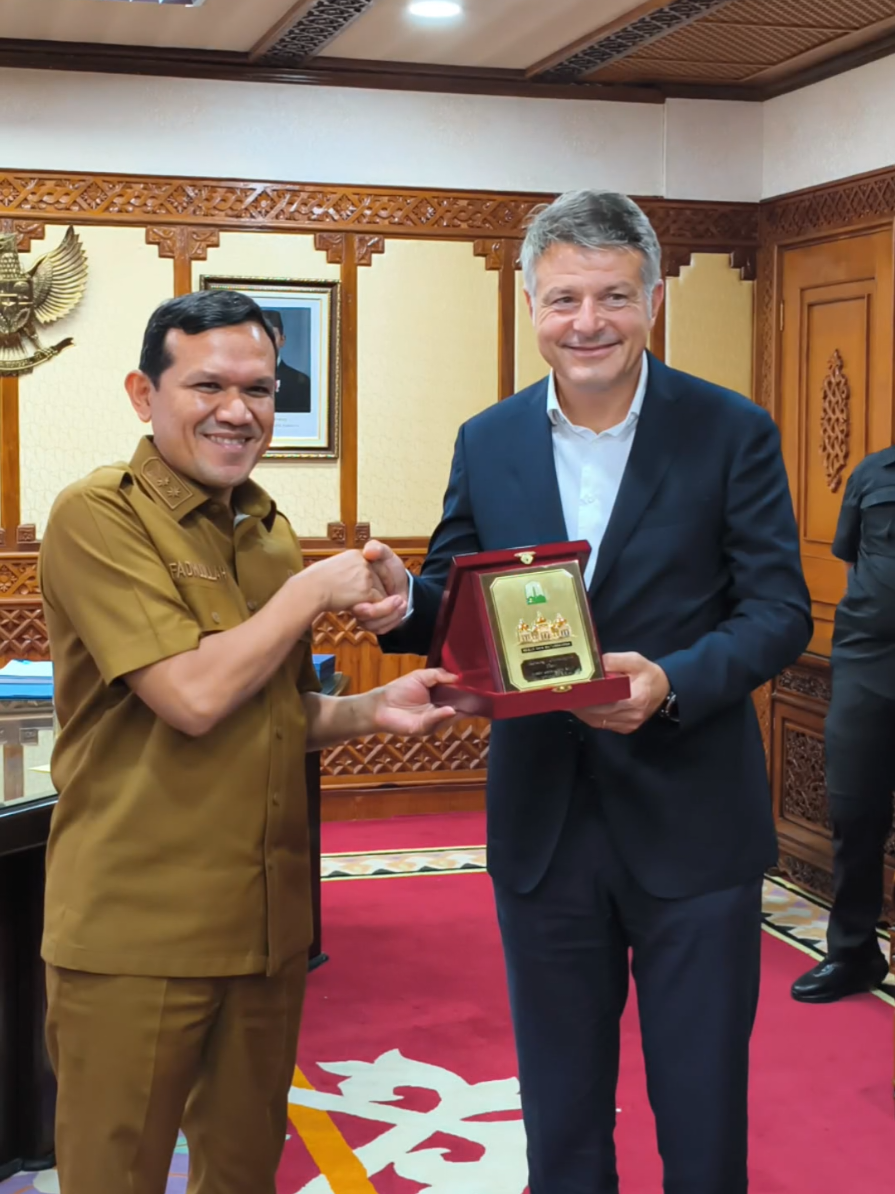 Wakil Gubernur Aceh Menerima Kunjungan Duta Besar Uni Eropa.
