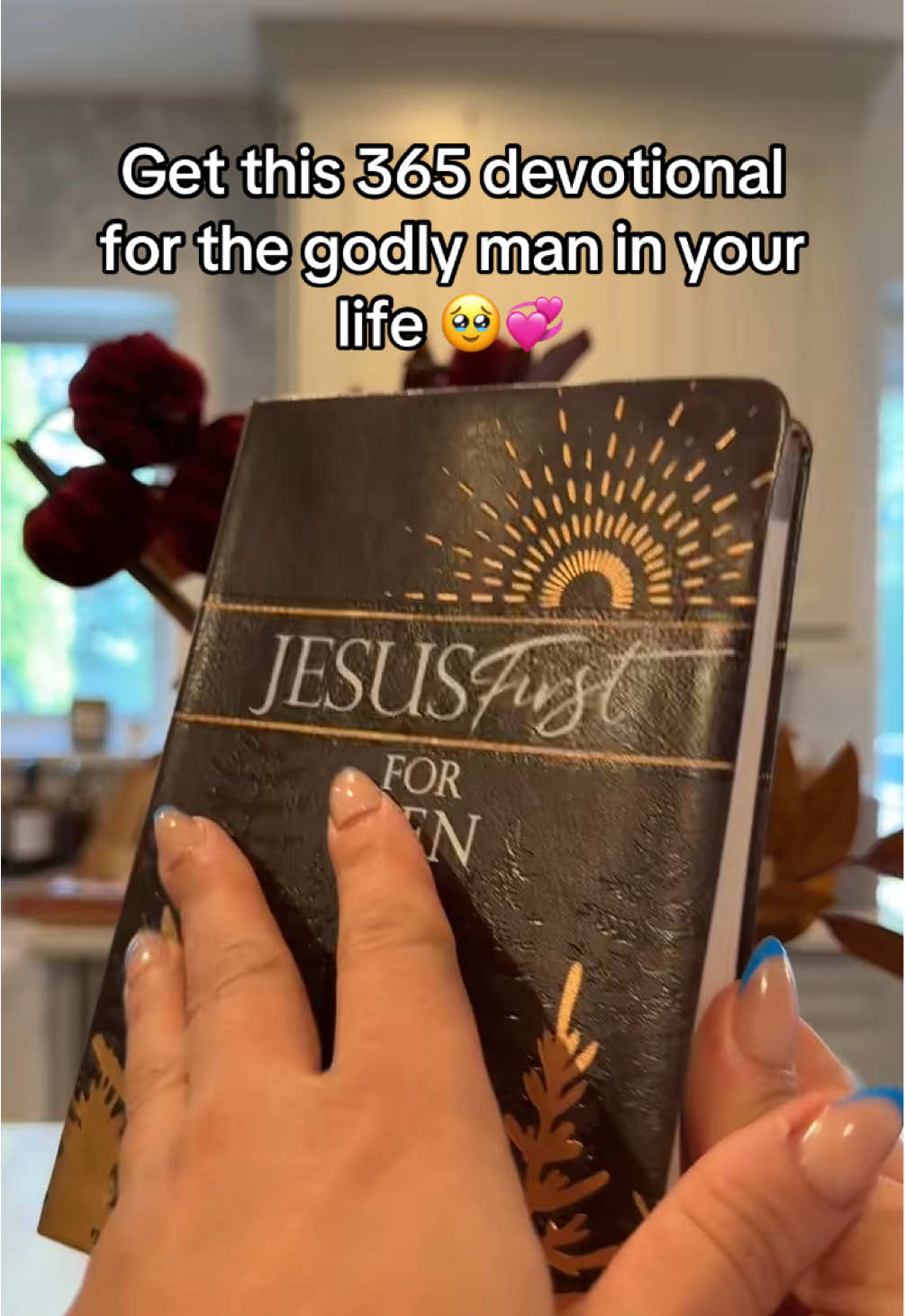My husband loved it!! #devotional #devotionalbook #christiantiktok #catholictiktok #giftsformen 