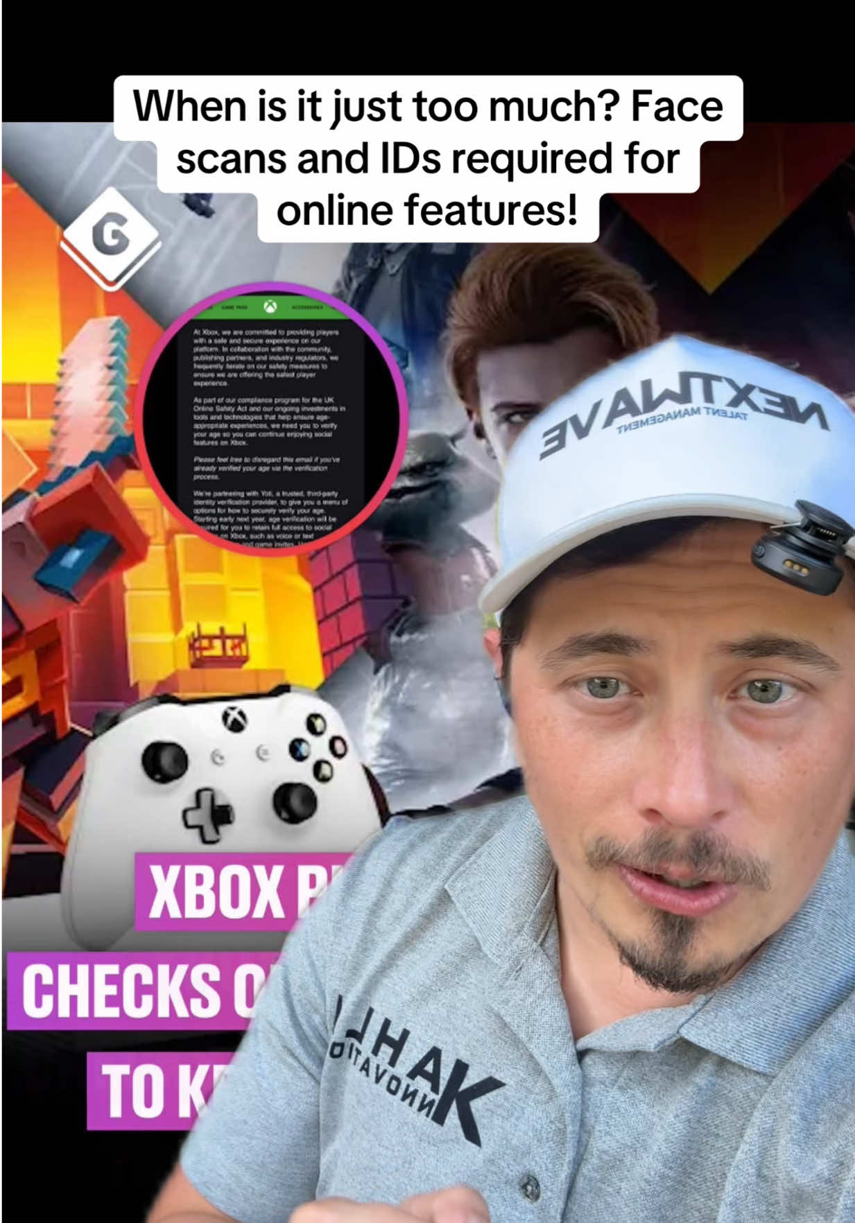 You aren’t going to like this! Starting in 2026 we are about to get face scans or IDs for XBOX online services! Must see! #kahlagaming #kahlatech #fypシ  