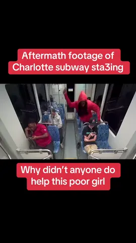 Aftermath footage of Charlotte subway attack #charlotte #truecrime #truecrimetok #crime #irynazarutska 