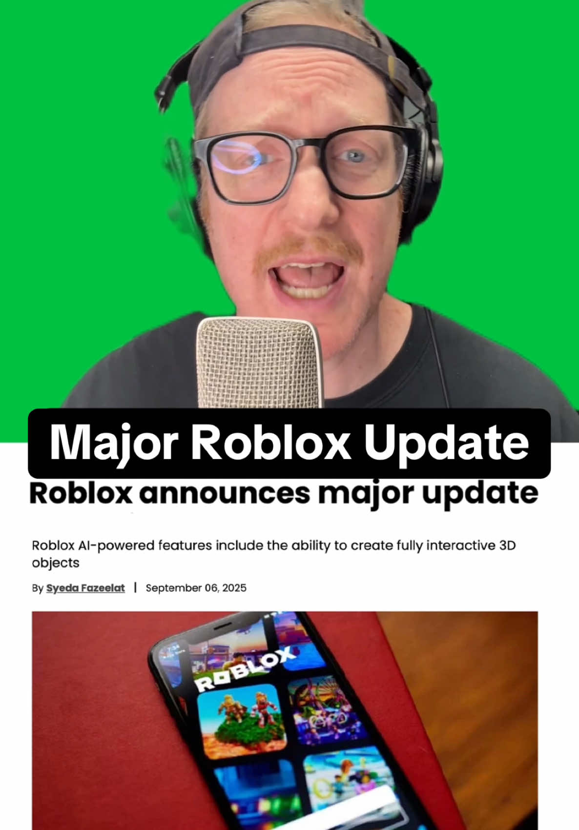 MAJOR Roblox update just announced! #fyp 