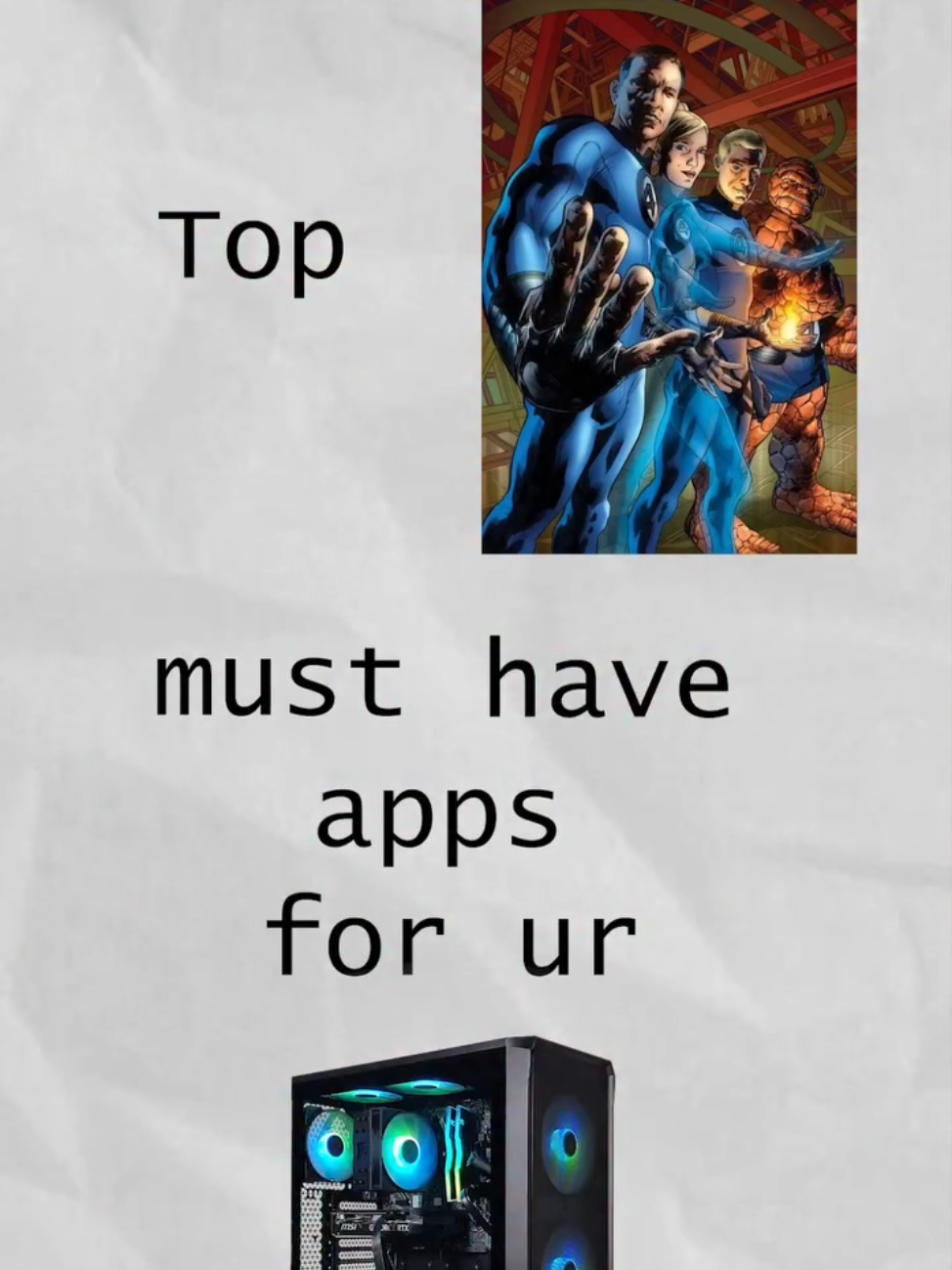 top 4 pc apps  . . . . . #computer #technology #pc #Tech #laptop 