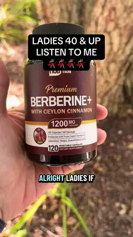 Ladies 40+ ✨ Support your metabolism, blood sugar & heart health naturally with NutriFlair Berberine+ with Organic Ceylon Cinnamon. 🌿 Perfect for women navigating hormonal changes, slower metabolism, and midlife wellness goals. Helps maintain healthy weight, balance energy, and support cholesterol levels. Vegan, gluten-free, non-GMO, made in the USA. 💪 #BerberineBenefits #WomenOver40 #HealthyMetabolism #BloodSugarSupport #MidlifeWellness #NaturalSupplements @NutriFlair® #nutriflair 