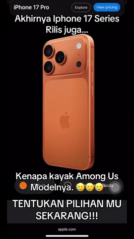 Akhirnya Iphone 17 Series Rilis juga… dan Modelnya sesuai Rumor slama ini. 🫠 #apple #iphone17pro #iphone17promax #iphone17series 