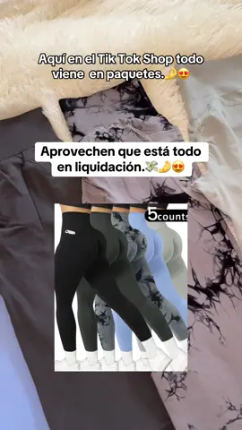 Con esto ya tienen cambio para toda la semana.. aprovechen que está todo en liquidación.🤌😍💸#leggings #leggingsoftiktok #ropademujer#tiktokshop#fyp