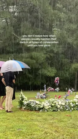 you don't realize how often people casually mention their dads in all types of conversation until you lose yours #grief #dadloss #funeral #angel #heaven 