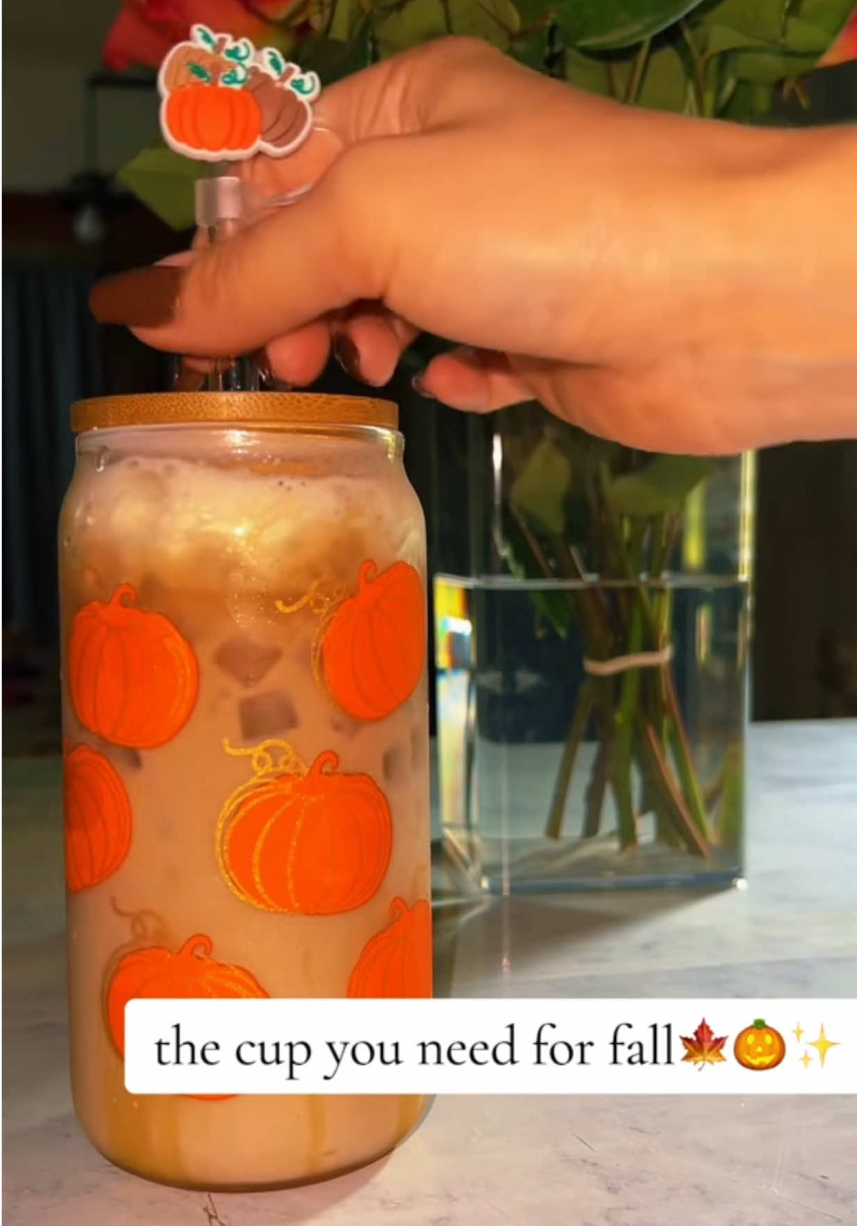 so cute for fall lattes ☕️🎃 #fall #falldealsforyou #colorchanging #icedcoffee #coffeeathome 