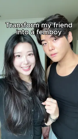 Made sure he didnt blink twice @Fernando Yuri Park  Primer&foundation @Huda Beauty  Concealer&lips @TIRTIR Inc.  Lip plumper @patrick ta 
