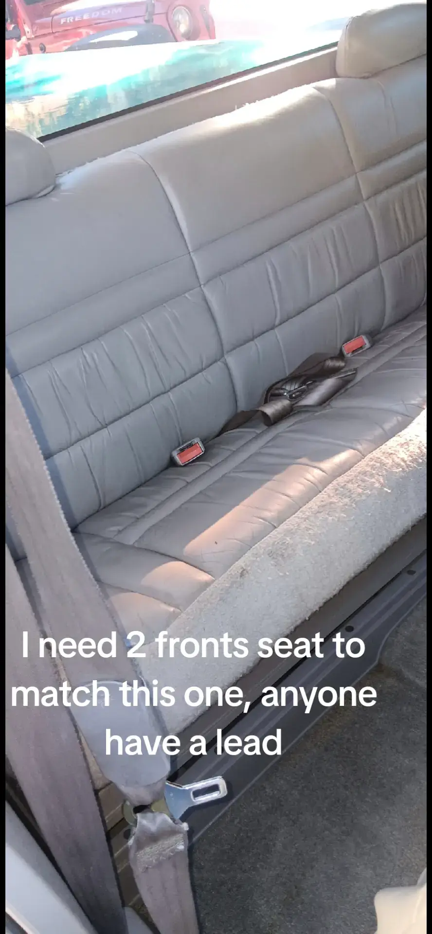 Needing 2 front seat to match my back seat. Houston area. Thanks in advance. 