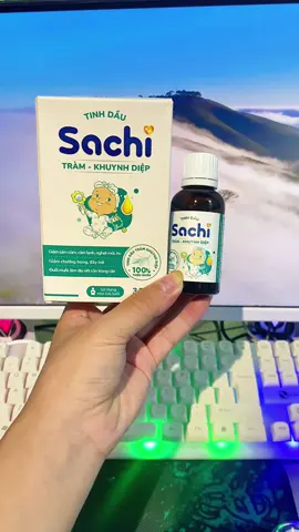 Tinh dầu tràm khuynh diệp sachi cho các bé#xuhuongtiktok #tinhdautramsachi 