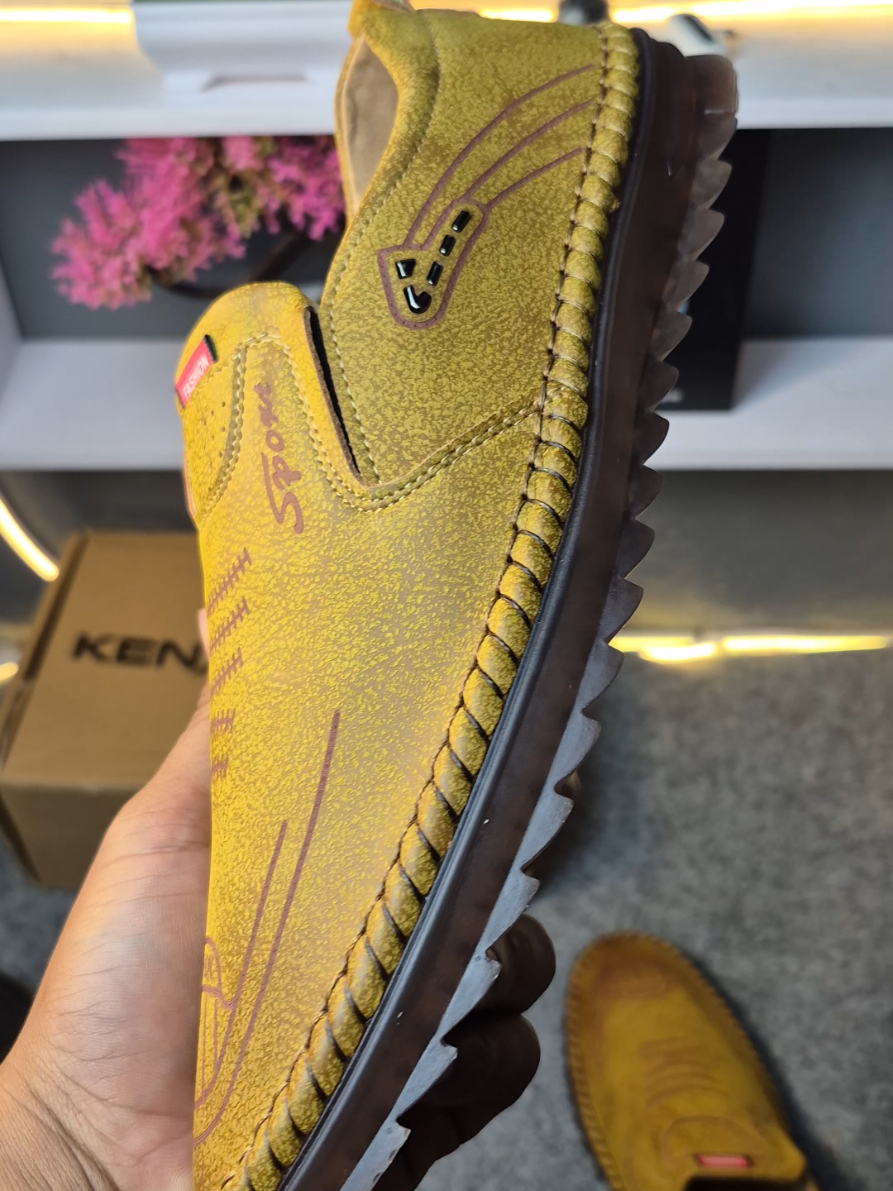 sepatu kulit pria keren 2025 #sepatupria #sepatukulit #sepatuslipon #fyp 