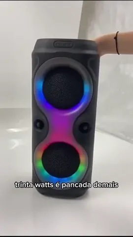 Caixa de som Bluetooth Portátil Com Led RGB Portátil FM USB TWS 30W Para Praia, Festa ou Viagem##caixadesom##caixaamplificada##churrasco##shopee