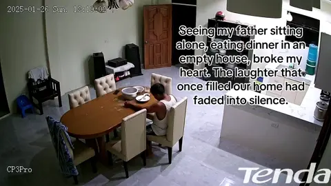 Just to share—my mama passed away 4 years ago. My two sisters are abroad and I’m in the city for college, far from home. I can only go home once a week. That’s why my papa is the only one left in our house.