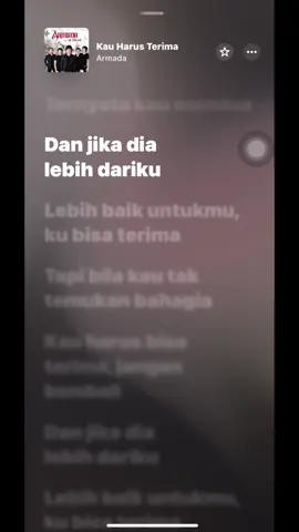 Kau Harus Terima - Armada