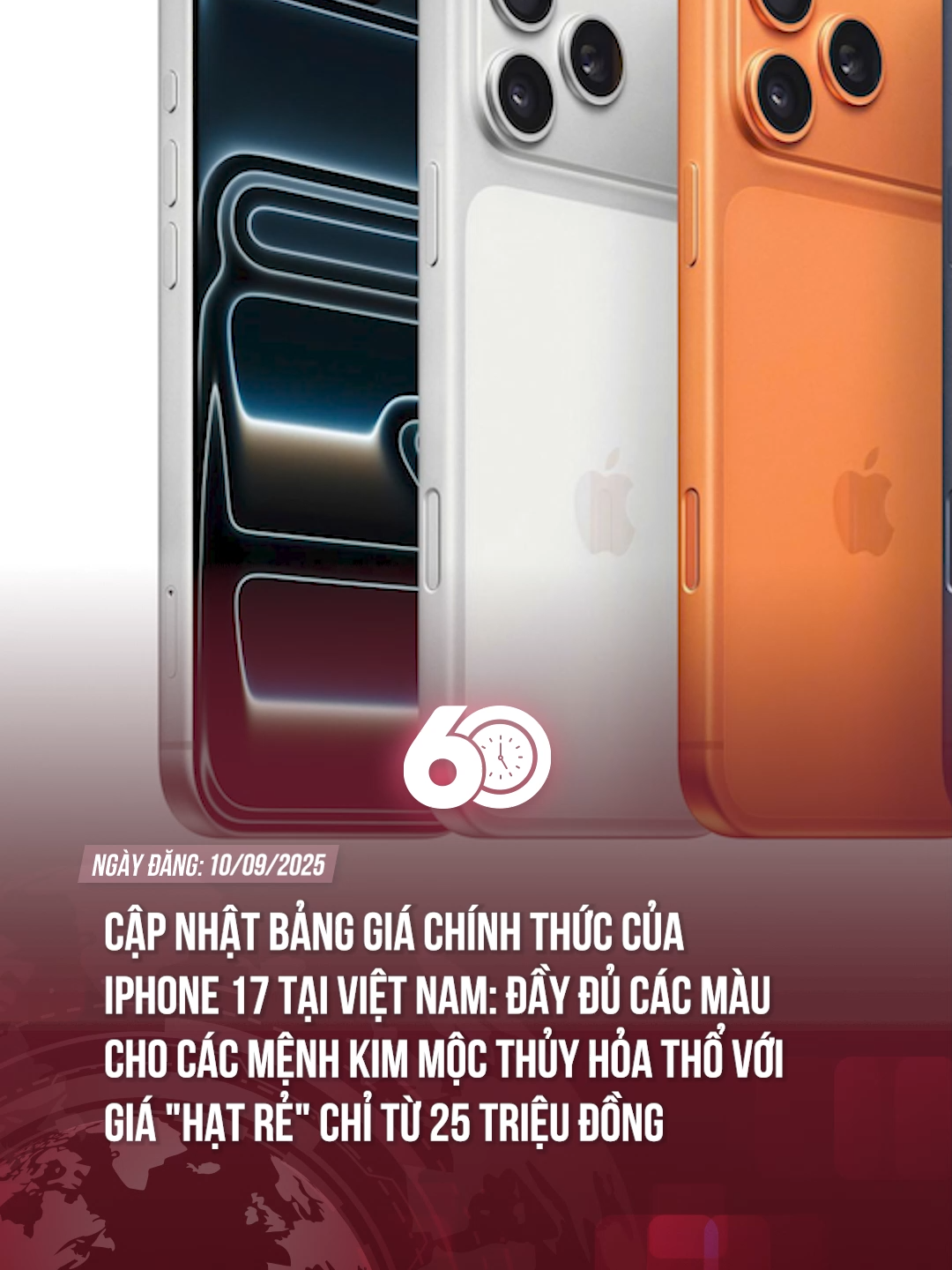 NHẤN NGAY VÀO CLICKBUY ĐỂ CHỌN MÀU HỢP MỆNH THÔI CHỨ CÒN CHẦN CHỪ GÌ NỮA #theanh28 #theanh28news #60giay #apple