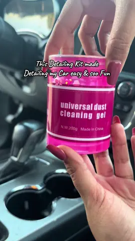 All the Girlies need this Cute Pink Car Detailing Kit 💖🎀 #CleanTok #cardetailing #cleancar #pink #tiktokshopfinds 