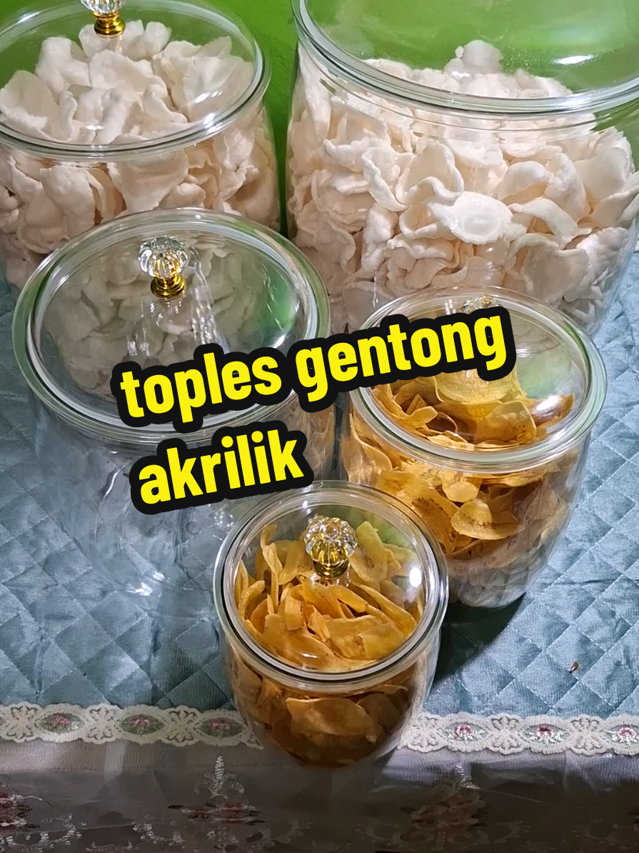 Toples gentong akrilik plkt 5 pc #toplesgentong #akrilik #peralatandapur 