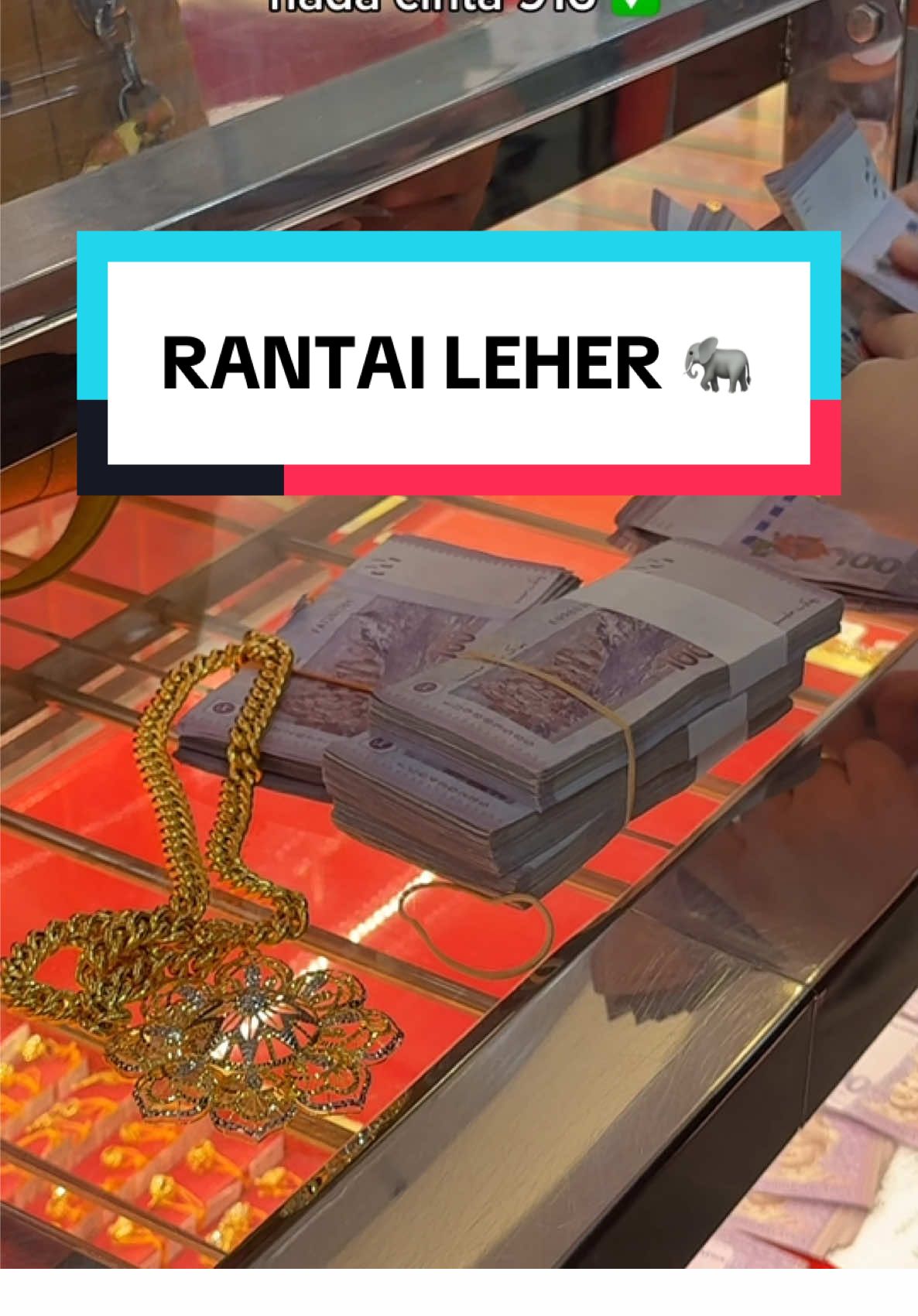 Terima kasih akak belanja emas di kedai kami ❤️🥰. #fyppppppppppppppppppppppp #emasmurah #stmampang #rantaileher #emas 