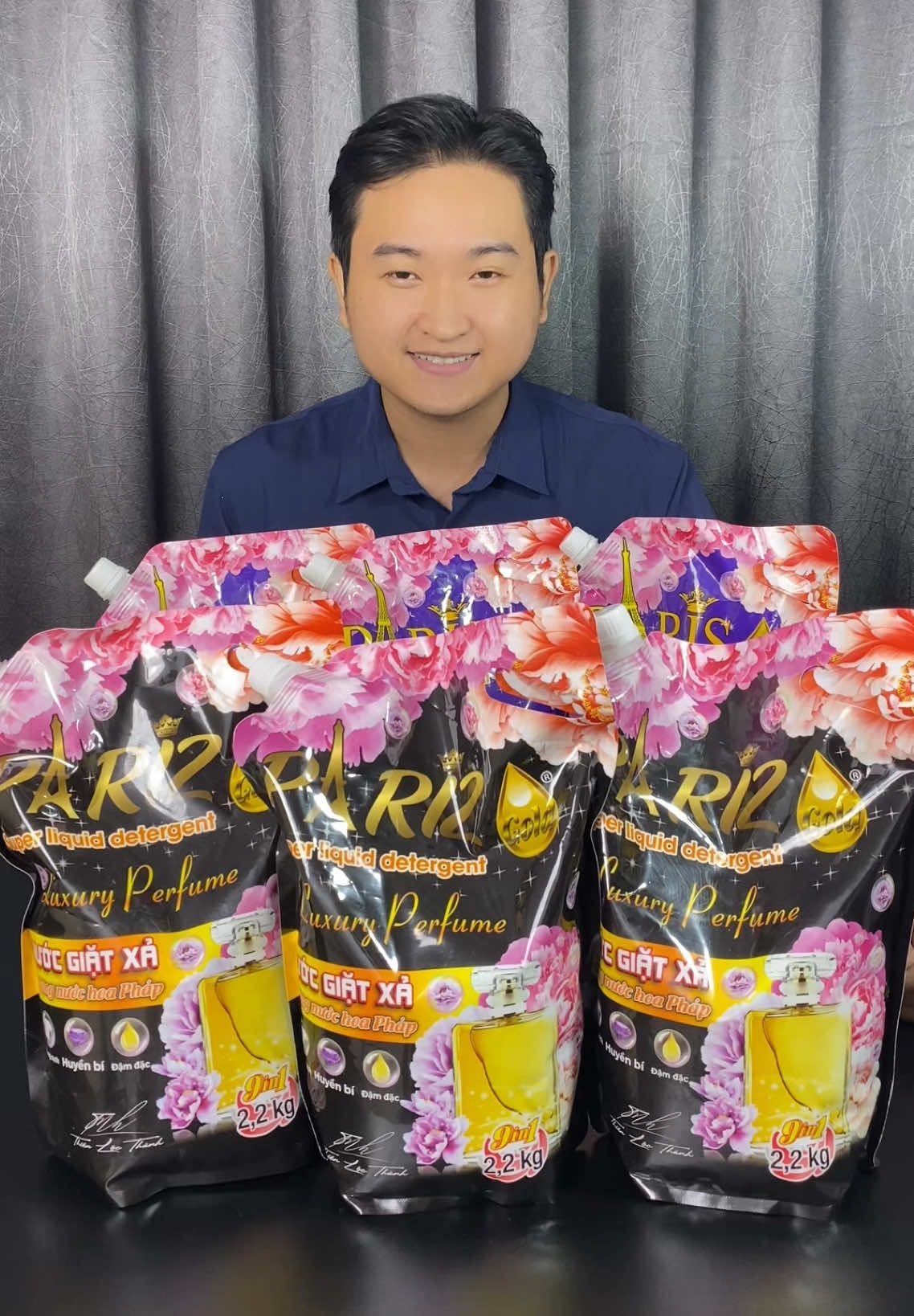 Nước giặt xả paris mua 3 tặng 3 mỗi bịch 2.2kg #nuocgiatxaparis #nuocgiatxa #nuocgiatparis #xuhuong #quocmom_review 