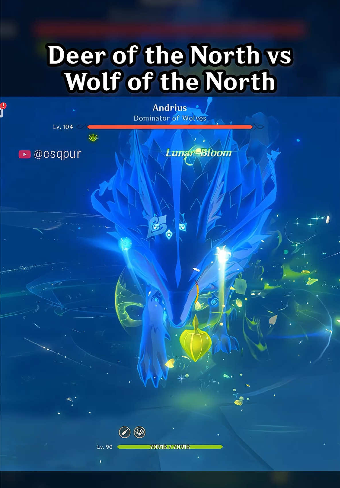 DEER OF THE NORTH VS WOLF OF THE NORTH #GenshinImpact #hoyocreators #lauma #ItStartsInNodKrai #NodKraiCharacters