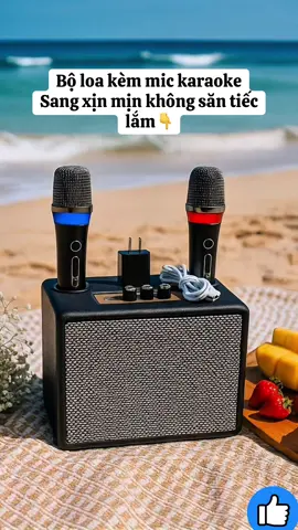 Bộ loa kèm mic karaoke sang xịn mịn hát là mê .Săn liền đi ạ#loa #loakemmic #karaoke #xuhuong #thinhhanh