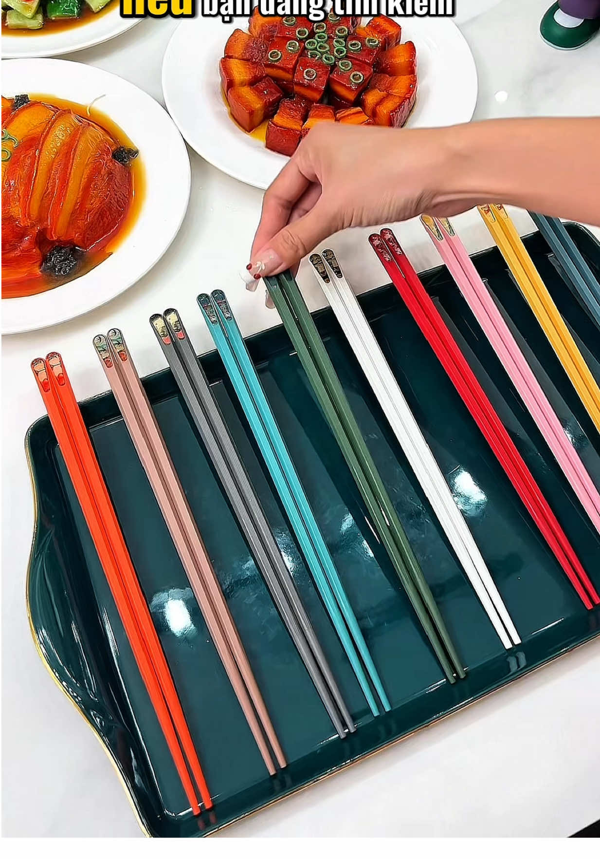 ✨”SET 5 Đôi đũa ăn Nhật Bản” Thiết kế nhiều màu sắc tươi sáng, bắt mắt, vừa hiện đại vừa sang trọng, bày trên bàn ăn nhìn đã thấy hấp dẫn hơn hẳn!! #duakhangkhuan #duainox #tienich #creatorsearchinsights #jizonguyen 