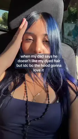 hood gon love it  #fyp #relatable #blue #foryou #hair 
