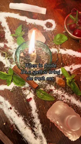 May I have clarity and courage to face the truth🤍  so mote it be ✨ ••• ••• ••• #witch #witchcraft #spellwork #greenwitch #hedgewitch 