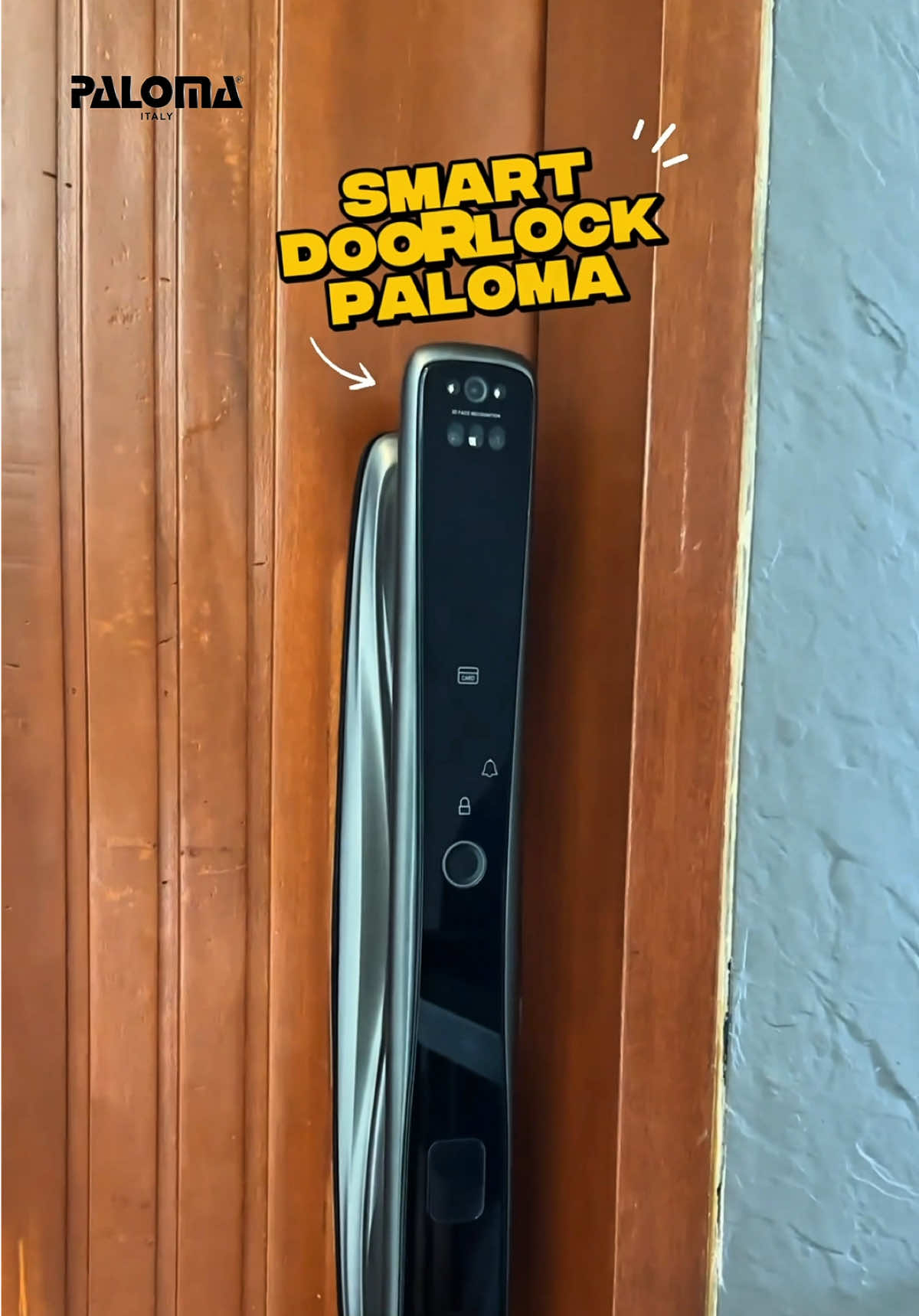 Gagang pintu kamu belum se-smart ini ? langsung aja beralih ke smart door lock dari Paloma 🤗  #smartdoorlock #dlp6001paloma #smartlock 
