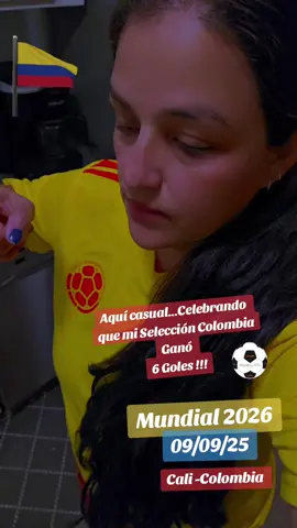 Colombia en el Mundial de ⚽️ Fútbol 2026#colombia #mundial2026#cali #celebrando #paratiiiiiiiiii 