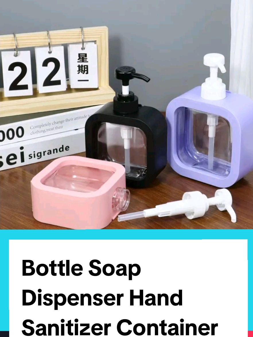 300ML_500ML Nordic style Sub-bottling Bottle Soap Dispenser Hand Sanitizer Container Shower Gel Shampoo Kitchen Rectangle #soapdispenser #bottlesoapdispenser #handsanitizer #sanitizercontainer 