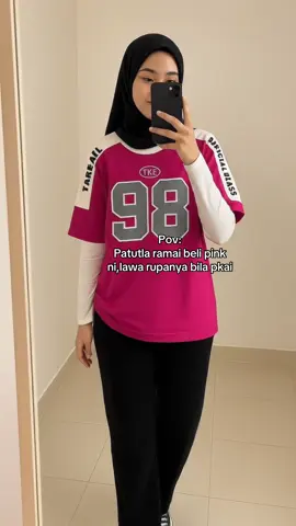 Lawa pink ni hot selling#tshirtwanita #bajuootd 