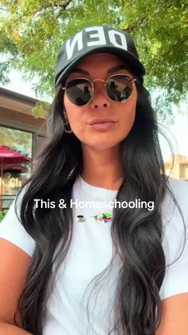 Best decision ever 📚💻 #momsthathomeschool #homeschoolers 