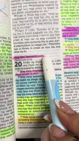 The 10 commandments, simplified by 