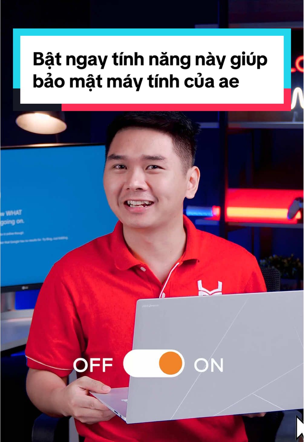 Bật ngay tính năng này để bảo mật máy tính của ae nhé #laptopworld #thanhcongnghe 