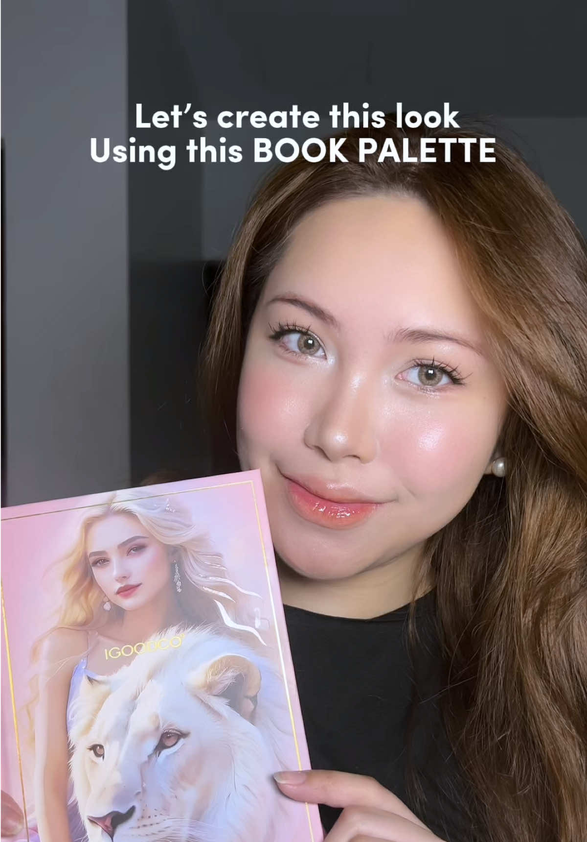 Today’s lawk using this book palette 🥰❤️ #bookpalette #igoodco #makeup #bookmakeup #fyp 