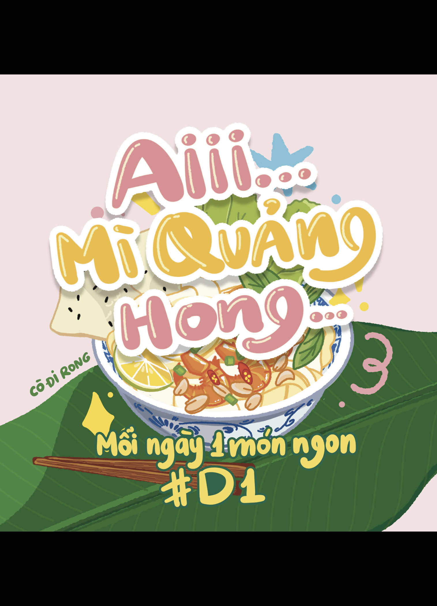 Suốt ngày bị quở như con cò đói vì da bọc lọc xương nên tui quyết định làm chuyến food tour luôn. Mời mọi người món Mì Quảng đặc sản Quảng Nam-Đà Nẵng quê tui nhaa❤️❤️ Sợi mì dai dai, nước chan đậm đà, thêm cái trứng gà, miếng thịt, vài con tôm tươi kèm đậu phộng, bánh tráng, vắt thêm miếng chanh nữa, ta nói chảy nước miếnggg 🤤 Giờ thì si nghĩ mai ăn gì đây ta ơii 🤔 #food #vietnam #illustration #procreate #viral 