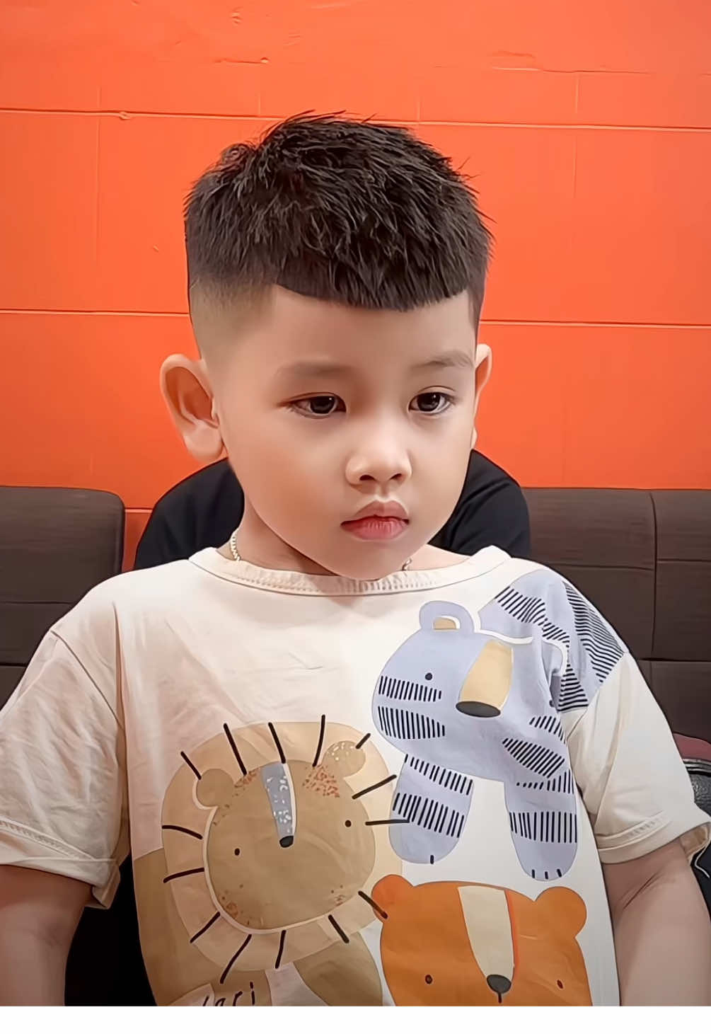 Mohican ngắn cho bé #xuhuongtiktok #xuhướng #vairal #tocnamdep 