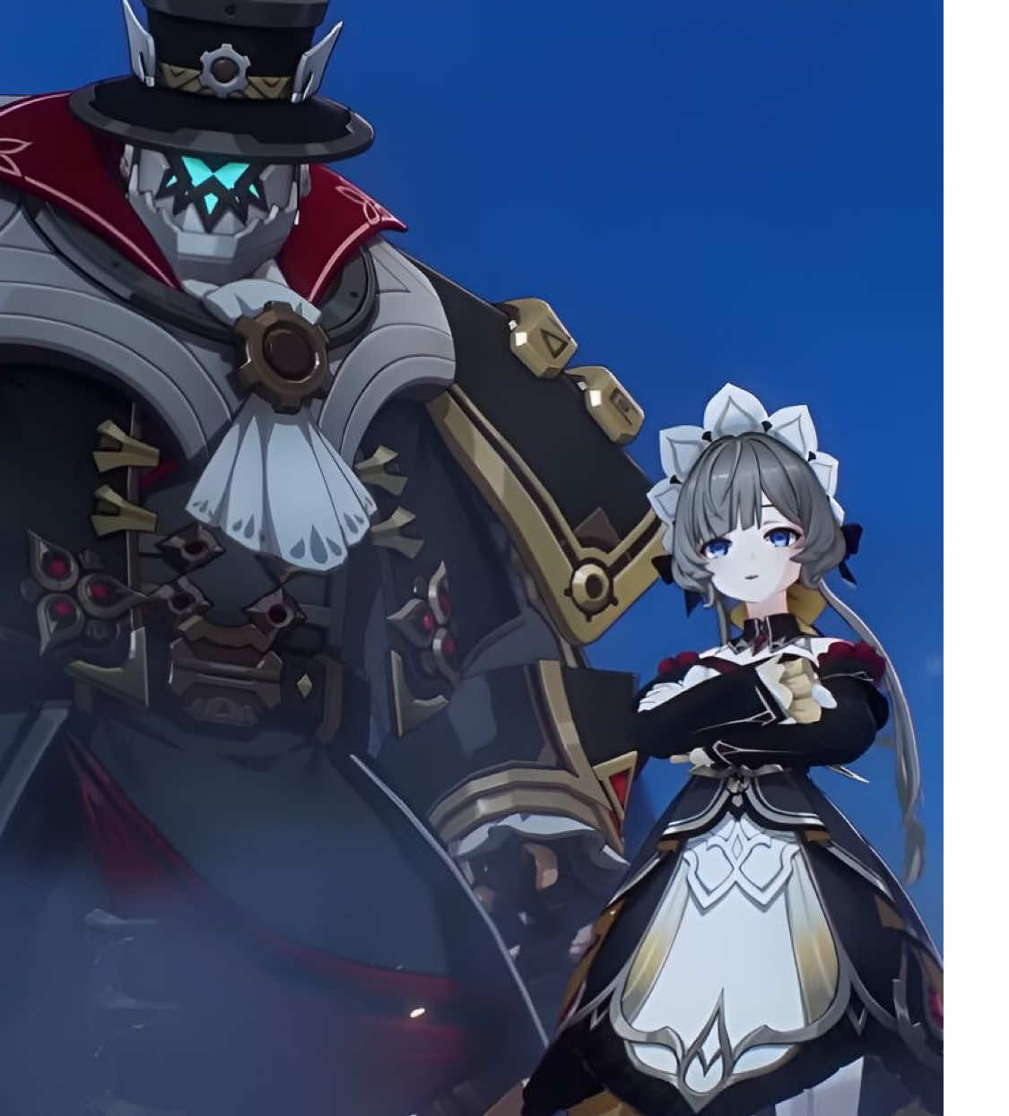 Who let her serve this hard bro #sandrone #fatui #GenshinImpact #fyp #viral 