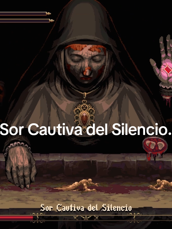 penitente enfrenta a sor Cautiva del silencio. uno de los jefes más llamativos.  #blasphemous2 #game #penitente 