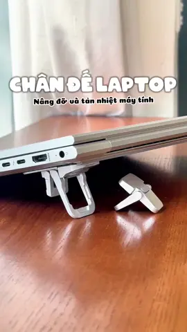 Chân đế laptop gấp gọn, chân đế tản nhiệt, giá đỡ laptop #hinriviu95 #review #phukienmaytinh #chandelaptop #giadolaptop #detannhiet 