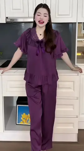 Bộ mặc nhà  quần dài tiểu thư #dobomacnha #dobotieuthu #thoitrangnu #macdepmoingay 