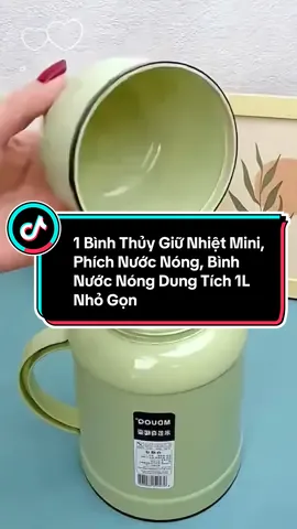 1 Bình Thủy Giữ Nhiệt Mini, Phích Nước Nóng, Bình Nước Nóng Dung Tích 1L Nhỏ Gọn #binhthuygiunhiet #binhgiunhiet #phichnuocgiunhiet #xuhuong 