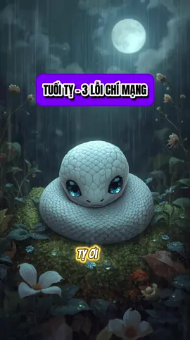 Tuổi Tỵ - 3 Lỗi Chí Mạng . #tuoity🐍 #12congiap #tuvi12congiap 