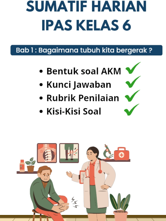 Soal Sumatif Harian IPAS Kelas 6 BAB 1  